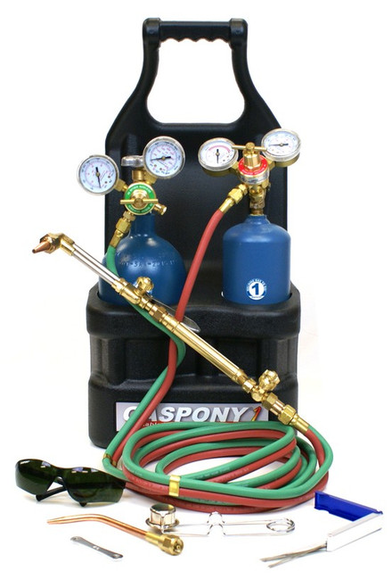 GasPony 1 Oxy-Acetylene Portable Tote Outfit with Cylinders - Netwelder