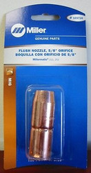 Miller Genuine Flush Nozzle 5/8" orifice for Millermatic 212 & 252 - 169726