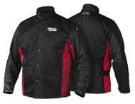 Lincoln Electric Shadow Grain Leather Sleeved Welding Jacket  K2987