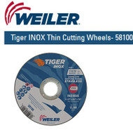 Weiler Tiger INOX Thin Cutting Wheels 4-1/2" x .045" 58100 25/pk  