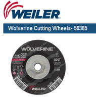 Weiler Wolverine Cutting Wheels 4-1/2" x 3/32" 10/pk 56385