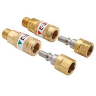 Harris OSHA Compliant Oxygen-Fuel Quick Connectors w/check valve (torch inlet) 4301654
