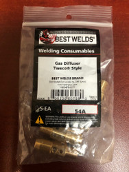 Tweco Style Gas Diffusers 54A by Best Welds - QTY/5