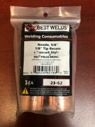 Tweco Style Nozzles 23-62 by Best Welds  - QTY/2