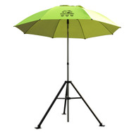 Revco Black Stallion UB250-YEL Core Flame-Resistant Industrial Umbrella & Stand, Yellow/Lime