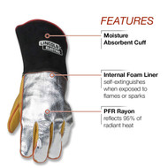 Lincoln Electric Heat Resistant  Welding Gloves K2982