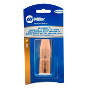 Miller N-A5814CM AccuLock™ S Large Thread-On Nozzle, 5/8" Orifice, 1/4" Tip Recess, Copper (Miller blister pack, 1 per pkg)