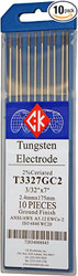 Tungsten Electrodes  3/32" x 7" 2% CERIATED by CKW