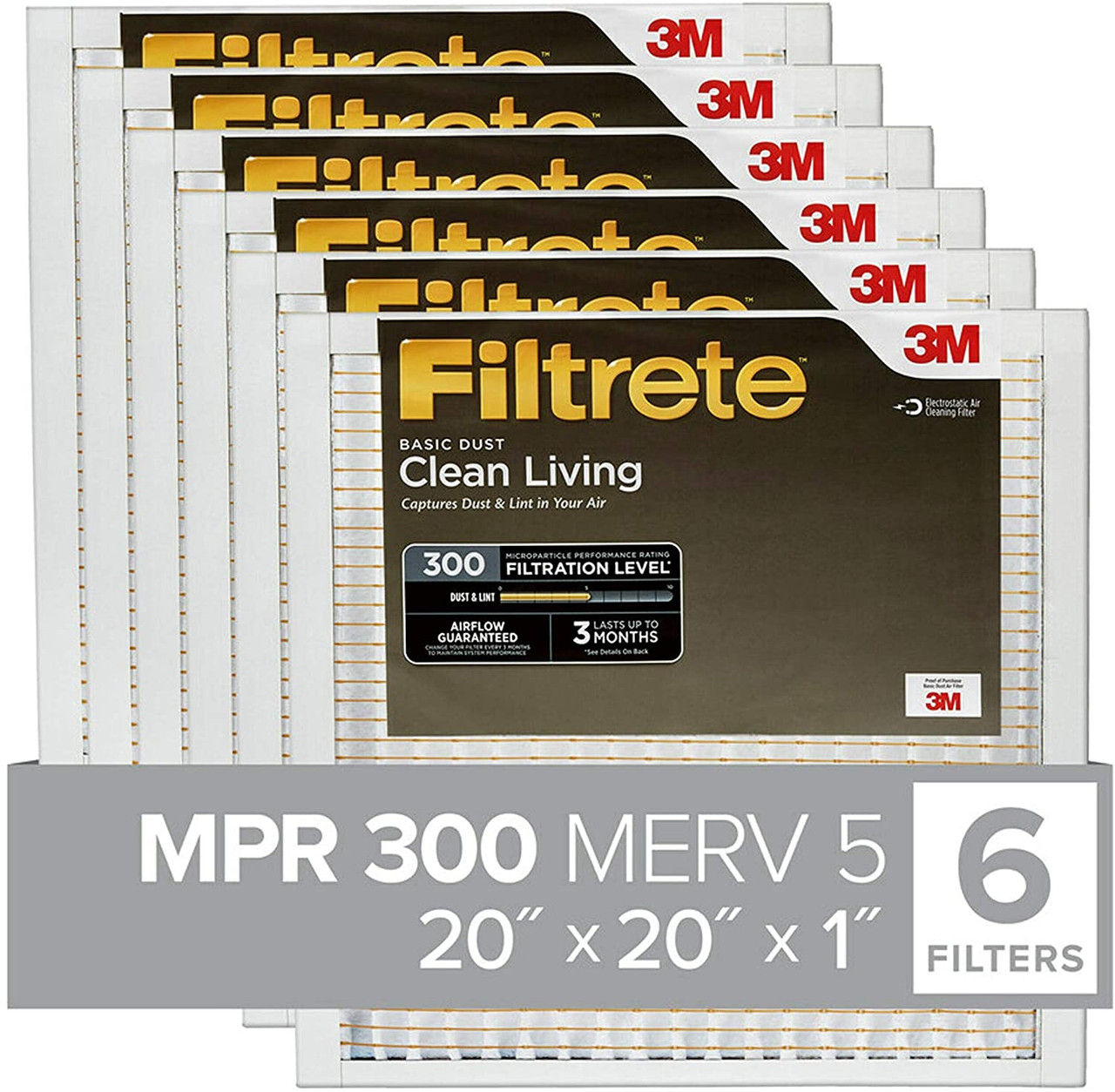 3m filtrete basic value 3 pack 90 day airflow performance
