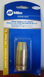 Miller Genuine Brass Nozzle, 5/8" orifice for Spoolmatic & XR - 1pk - 199613