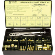 Western Hose Repair Kit With "B" 9/16" - 18 C-5 Crimp Tool (For 3/16", 1/4" ID Hose)