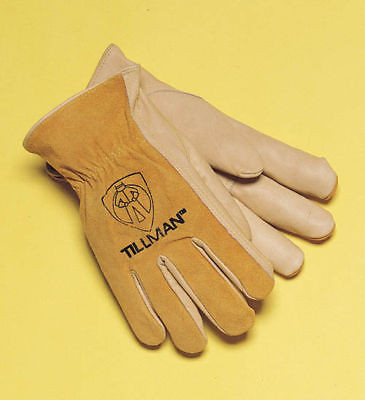 Pk Tillman 1427 Top Grain Cowhide Drivers Gloves w/Orange Tips Large