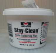 HARRIS STAY-CLEAN PASTE SOLDERING FLUX - 1lb tub