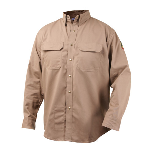 Black Stallion TruGuard 300 NFPA 2112 Flame-Resistant Cotton Work Shirt WF2110