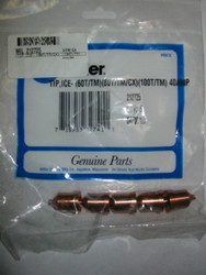 MILLER 212725 PLASMA TIP for ICE-60T/80T/100T  40A QTY5