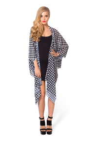 Houndstooth Kimono - LIMITED