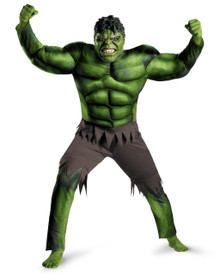 The Avengers Hulk Muscle Adult Costume XXL