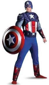 The Avengers Captain America Muscle Adult Costume XL