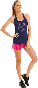 Run For Me Mesh Tank