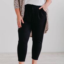 BLACK SLOUCH PANT