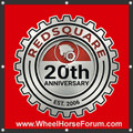 WHEEL HORSE 20TH ANNIVERSARY BANNER 3 X 3 FTOOT