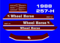 257-H 1988 maroon stripe decal set