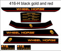 416-H OR 416-8 SPEED BLACK WITH GOLD DECAL SET NOT OEM