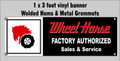 WHEEL HORSE SALES AND SERVICE BANNER