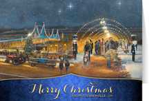 Nutcracker Village: Merry Christmas Card