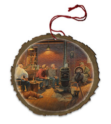 The Warmth of Good Friends Wood Ornament