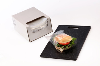 7" x 7" 0.75 Mil Sandwich FlipTop Bag with 1.5" Lip