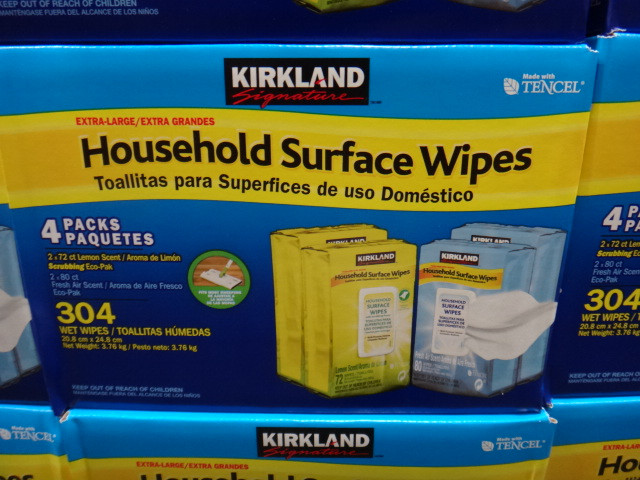 304 Pack Kirkland Signature Household Surface Wipes