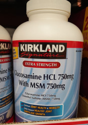 Kirkland Signature Glucosamine & MSM 1500MG 300CT | Fairdinks