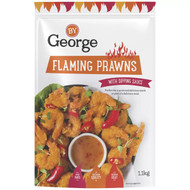 By George Flaming Prawns With Chilli Plum Sauce 1.1KG | Fairdinks