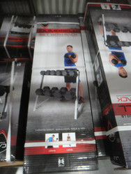 Cap 90kg Dumbbell Set With Rack | Fairdinks