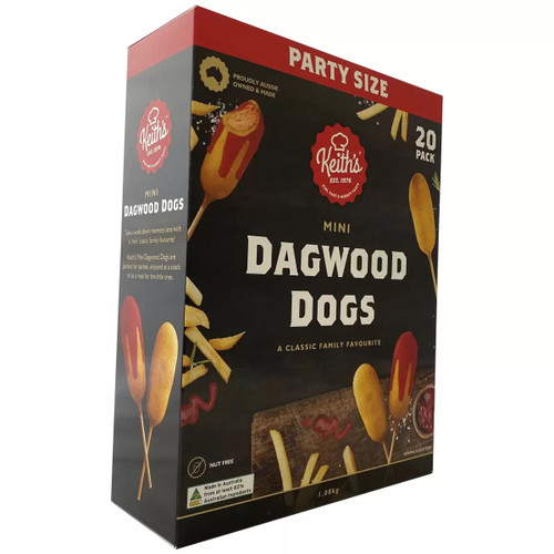 Keith's Quality Foods Mini Dagwood Dog 20PK 1.08KG | Fairdinks