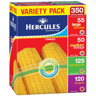 Hercules Resealable Bags Variety 350CT | Fairdinks
