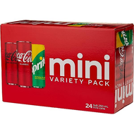 Coca Cola Mini Cans Variety Pack 24 x 250ml | Fairdinks