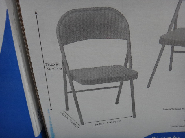 Meco Sudden Comfort All Steel Folding Chair Fairdinks