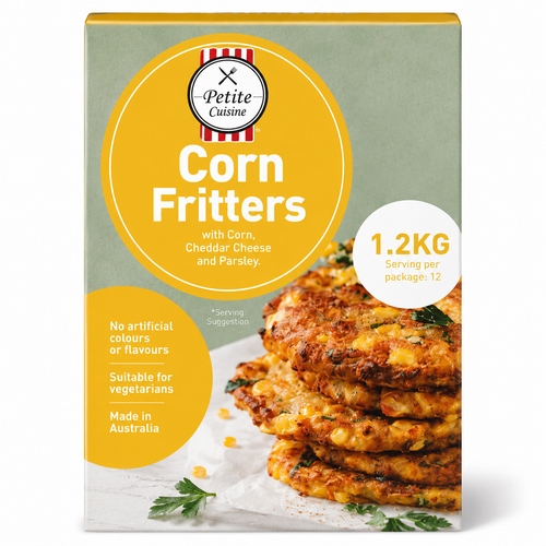 Petite Cuisine Corn Fritters 1.2KG 12PK | Fairdinks