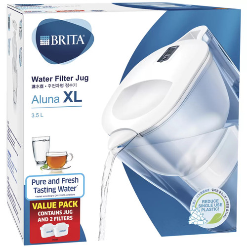 Brita Aluna XL Jug W/ 2 Filters 3.5 Litres | Fairdinks