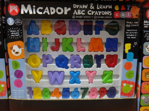 Micador ABC Draw & Learn Crayons | Fairdinks