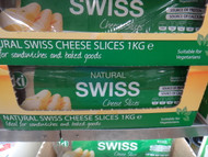 Ki Kebia Natural Swiss Cheese Slices 1KG | Fairdinks