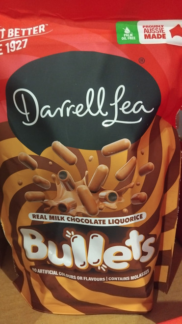 Darrell Lea Choc Liquorice Bullets 850G | Fairdinks