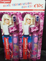 Colgate Kids Battery Toothbrush 2PK | Fairdinks (Barbie)