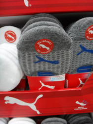 Puma Mens Liner Socks 6PK US Sizes: 10-15 | Fairdinks