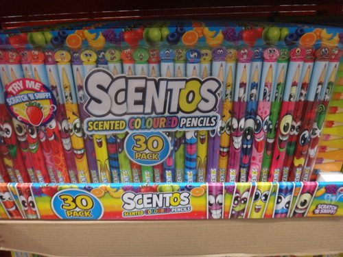 Scentos Scented Colour Pencils 30 Pack | Fairdinks