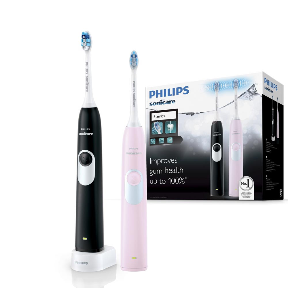 philips sonicare toothbrush 2 pack