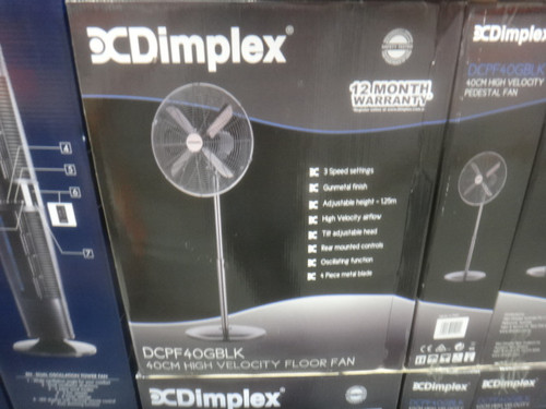 Dimplex High Velocity Pedestal Fan 40CM | Fairdinks