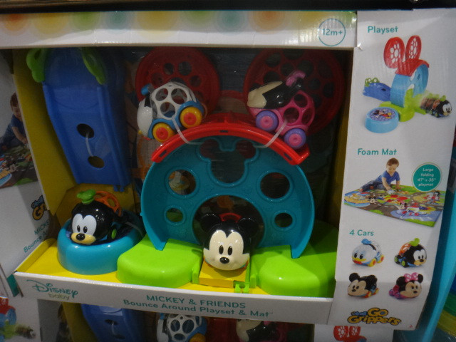 mickey and friends bounce around playset